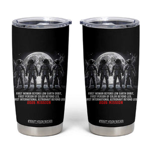 Historic 2026 Lunar Mission Crew Celebration Tumbler Cup Proud To Be Beyond Low Earth Orbit TS02 Black Print Your Wear