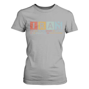 Iran The War Is Meant To Be Continuous Vintage Graphic T Shirt For Women Orwell Quotes Geopolitical Satire TS02 Sport Gray Print Your Wear