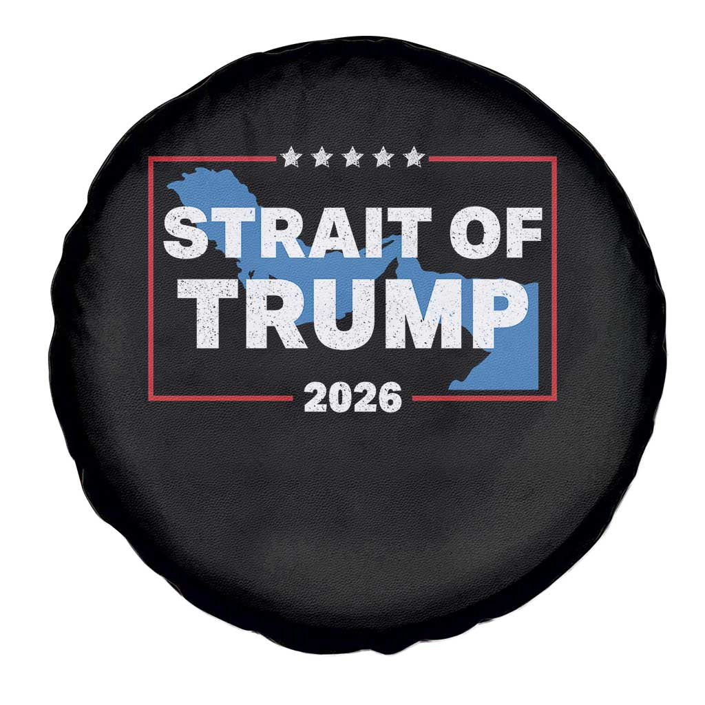 Strait of Trump 2026 Spare Tire Cover Middle East Map Political Graphic TS02 Print Your Wear