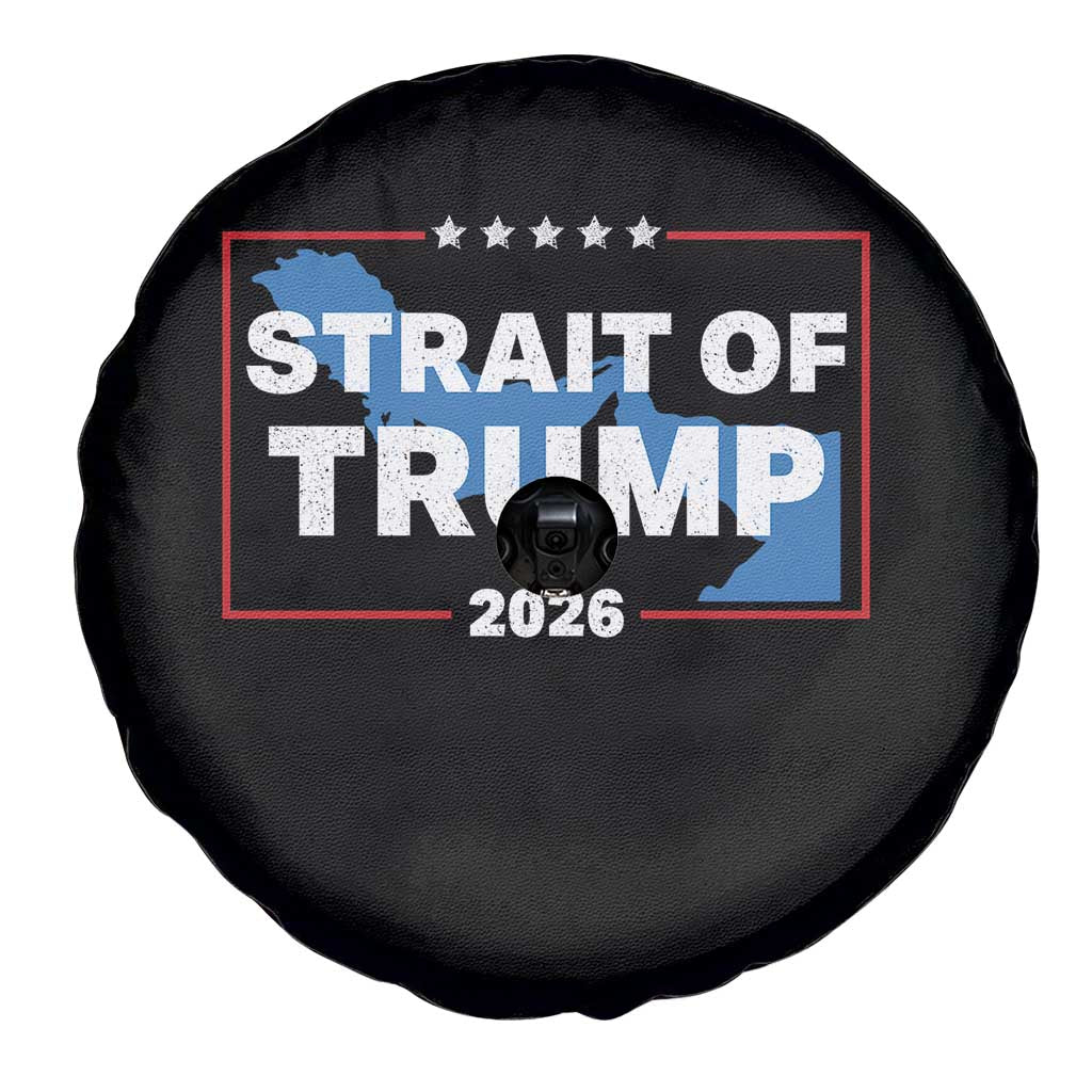 Strait of Trump 2026 Spare Tire Cover Middle East Map Political Graphic TS02 Print Your Wear