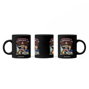 USA 250 Year Birthday Patriotic Celebration Coffee Mug Trump Eagle and Liberty Bday Cake TS02 Print Your Wear