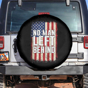 No Man Left Behind Patriotic Spare Tire Cover Distressed American Flag TS02 No hole Black Print Your Wear