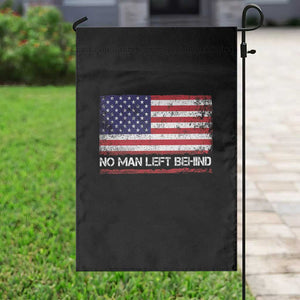 No Man Left Behind Distressed USA Flag Garden Flag Patriotic US Military Brotherhood TS02 Print Your Wear