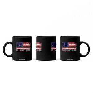 No Man Left Behind Distressed USA Flag Coffee Mug Patriotic US Military Brotherhood TS02 Print Your Wear