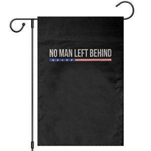 No Man Left Behind Minimalist Patriotic Flag Garden Flag US Military Brotherhood Pride TS02 Black Print Your Wear