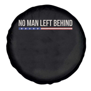 No Man Left Behind Minimalist Patriotic Flag Spare Tire Cover US Military Brotherhood Pride TS02 Print Your Wear