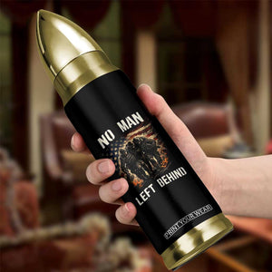 No Man Left Behind Soldiers Brotherhood Bullet Tumbler American Flag US Military TS02 Print Your Wear