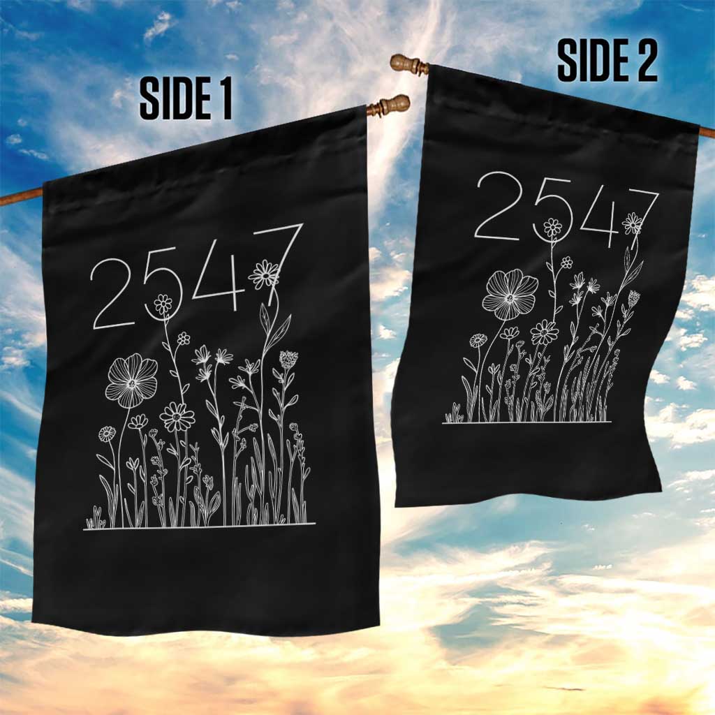 25 47 Floral Wildflower Subtle Graphic Garden Flag Political Satire Patriotic 25th Amendment TS02 Print Your Wear