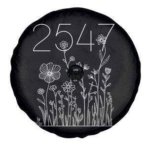 25 47 Floral Wildflower Subtle Graphic Spare Tire Cover Political Satire Patriotic 25th Amendment TS02 Print Your Wear