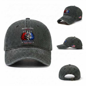 Patriotic George Washington Sunglasses and Fighter Jets Washed Cotton Baseball Cap Imagine A Country So Great Pride TS02 Washed Cap Universal Fit Dark Green Print Your Wear