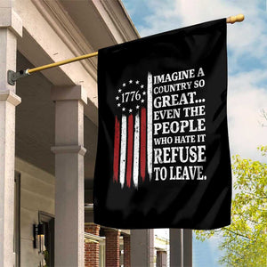 Vintage 1776 Betsy Ross Flag Imagine A Country So Great Garden Flag Retro Patriotic American Heritage TS02 Print Your Wear