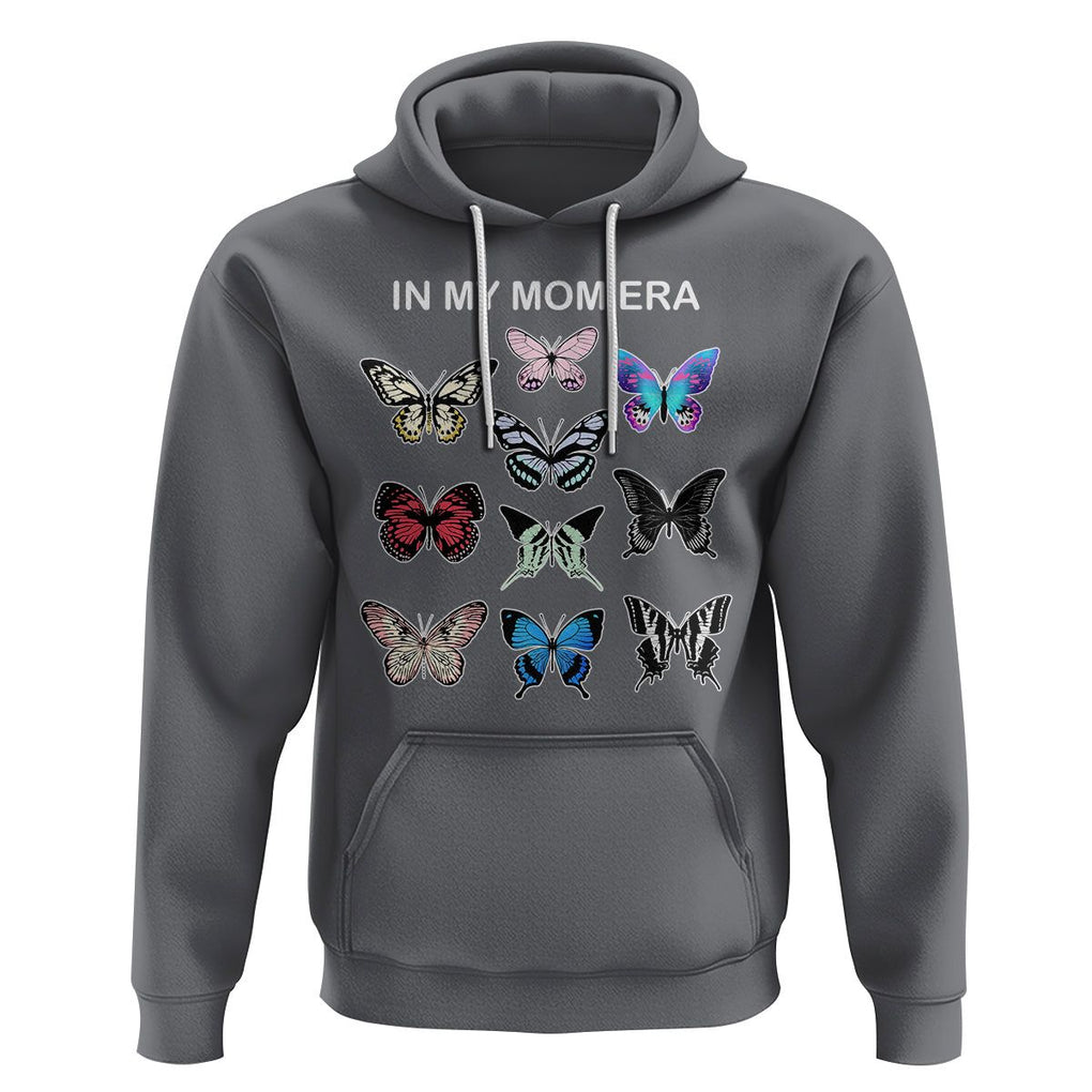 In My Mom Era Hoodie Retro Butterfly Mother's Day TS02 Charcoal Printyourwear