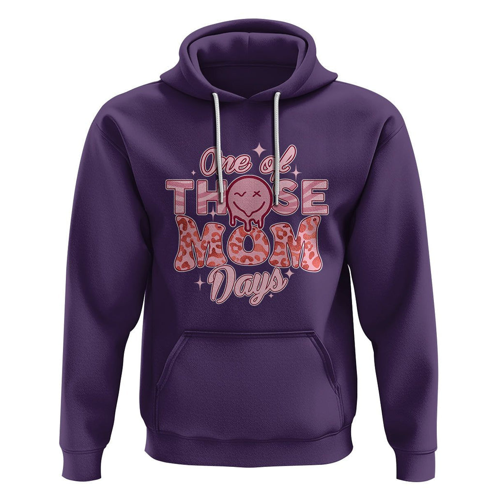 Retro Groovy Mama Hoodie One Of Those Mom Days Funny Mother's Day Mom Life Pink TS02 Purple Printyourwear