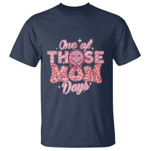 Retro Groovy Mama T Shirt One Of Those Mom Days Funny Mother's Day Mom Life Pink TS02 Navy Printyourwear