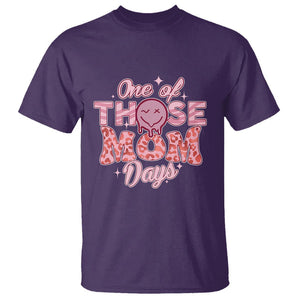 Retro Groovy Mama T Shirt One Of Those Mom Days Funny Mother's Day Mom Life Pink TS02 Purple Printyourwear