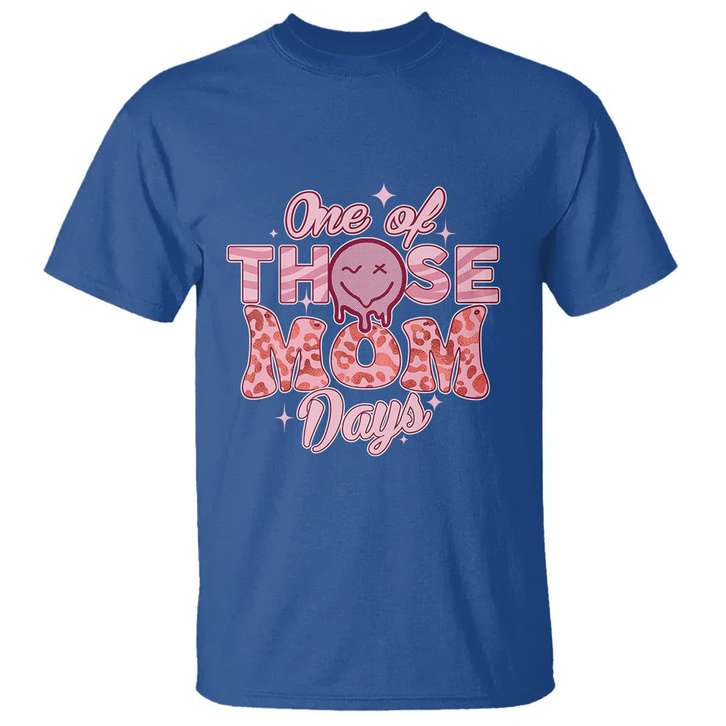 Retro Groovy Mama T Shirt One Of Those Mom Days Funny Mother's Day Mom Life Pink TS02 Royal Blue Printyourwear