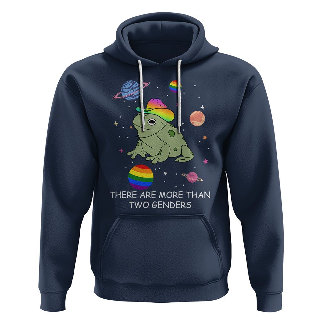 LGBT Pride Frog Hoodie There Are More Than Two Genders Equality TS02 Navy Printyourwear