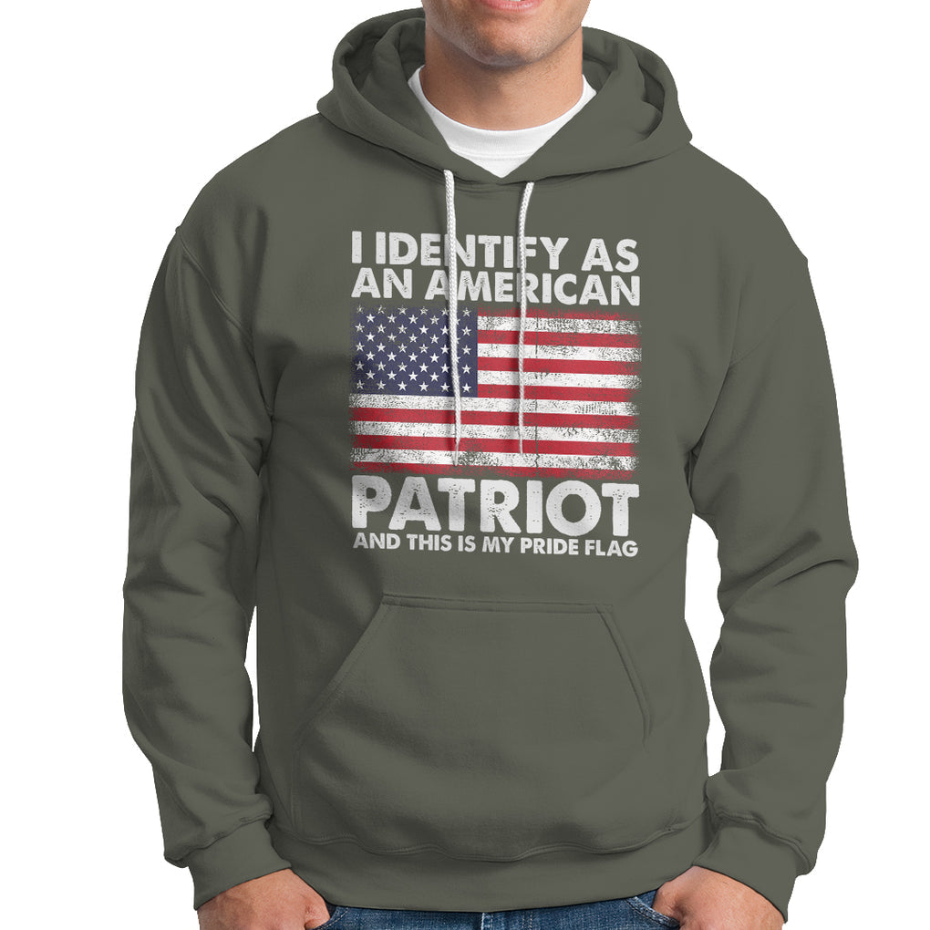 I Identify As An American Patriot This Is My Pride Flag Hoodie TS02 Printyourwear