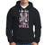 Female Veteran Hoodie I Am Not Most Girls American Flag Combat Boots And Dog Tags TS02 Dark Heather Printyourwear