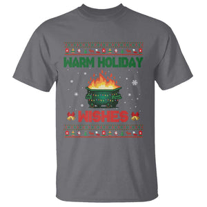 Christmas Dumpster Fire T Shirt Warm Holiday Wishes TS02 Charcoal Print Your Wear