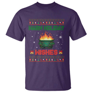 Christmas Dumpster Fire T Shirt Warm Holiday Wishes TS02 Purple Print Your Wear