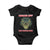 Hands Off Our Everglades Baby Onesie Fierce Alligator Protest TS02 Black Print Your Wear