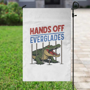Hands Off Everglades Garden Flag Alligator Protest TS02 Print Your Wear
