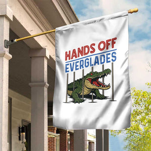 Hands Off Everglades Garden Flag Alligator Protest TS02 Print Your Wear