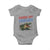 Hands Off Everglades Baby Onesie Alligator Protest TS02 Sport Gray Print Your Wear