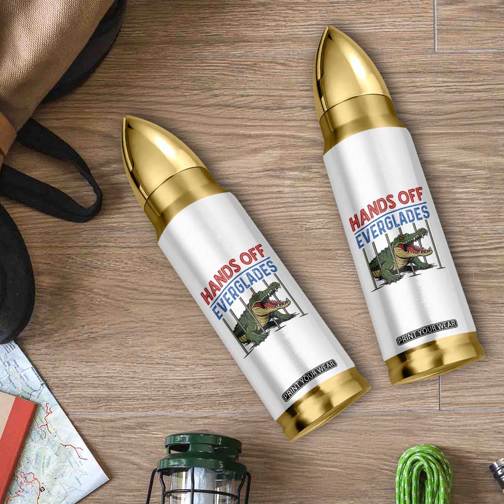 Hands Off Everglades Bullet Tumbler Alligator Protest TS02 Print Your Wear