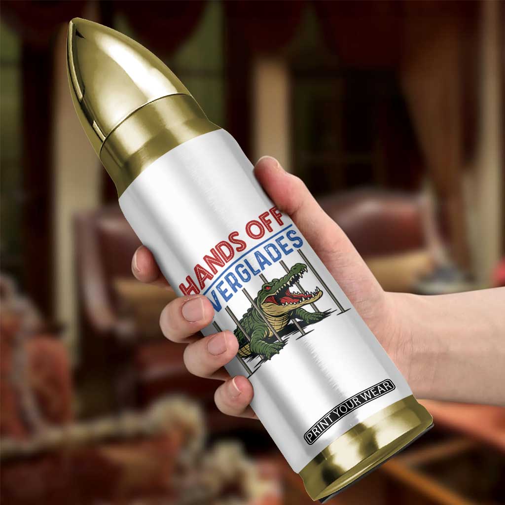 Hands Off Everglades Bullet Tumbler Alligator Protest TS02 Print Your Wear