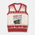 Hands Off Everglades V-Neck Knit Sweater Vest Alligator Protest TS02 Beige Red Print Your Wear