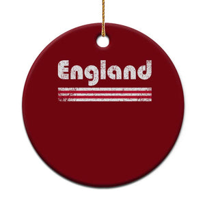 Vintage England Retro Distressed Graphic Ceramic Ornament Patriotic English Heritage Pride Souvenir TS02 1pc Red Print Your Wear