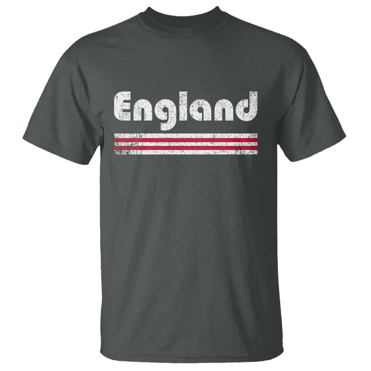 Vintage England Retro Distressed Graphic T Shirt Patriotic English Heritage Pride Souvenir TS02 Dark Heather Print Your Wear