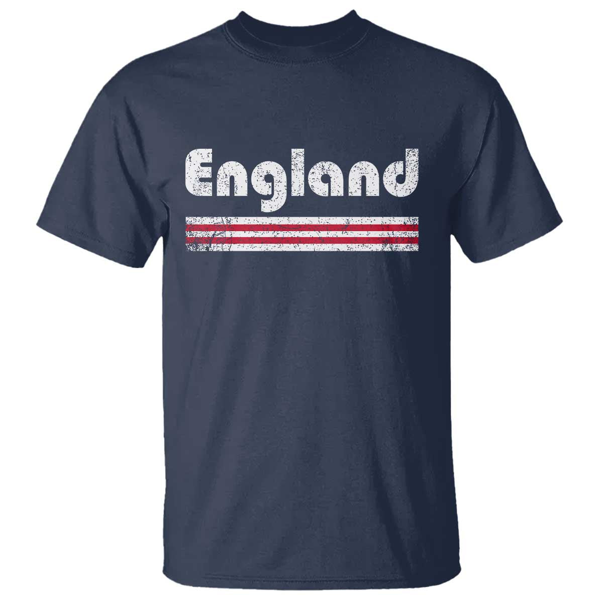 Vintage England Retro Distressed Graphic T Shirt Patriotic English Heritage Pride Souvenir TS02 Navy Print Your Wear