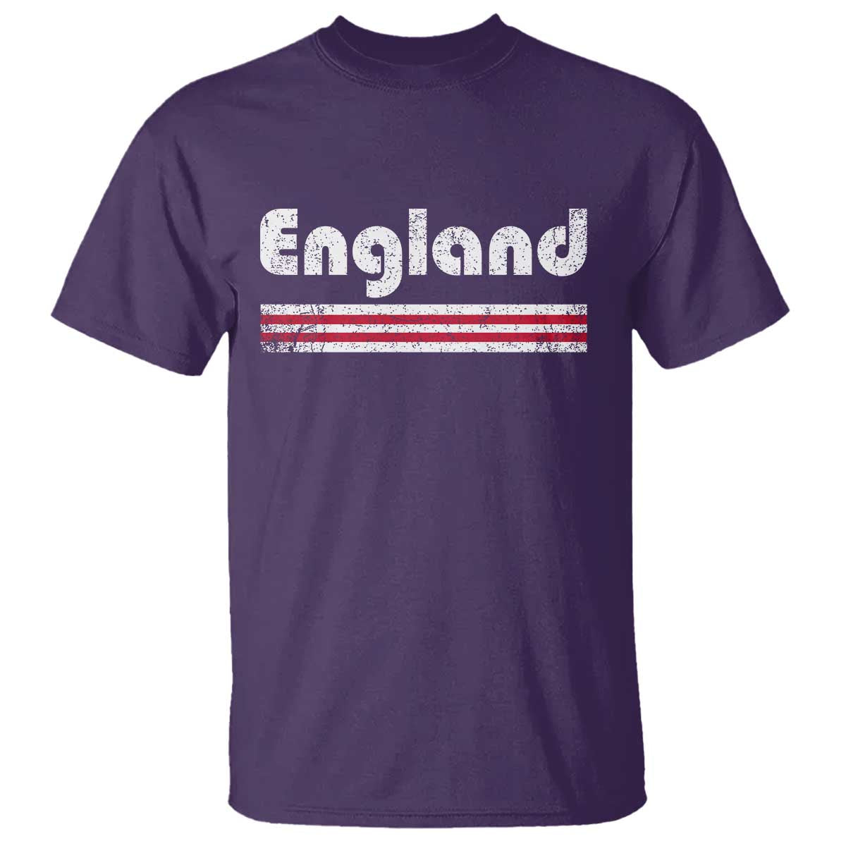 Vintage England Retro Distressed Graphic T Shirt Patriotic English Heritage Pride Souvenir TS02 Purple Print Your Wear