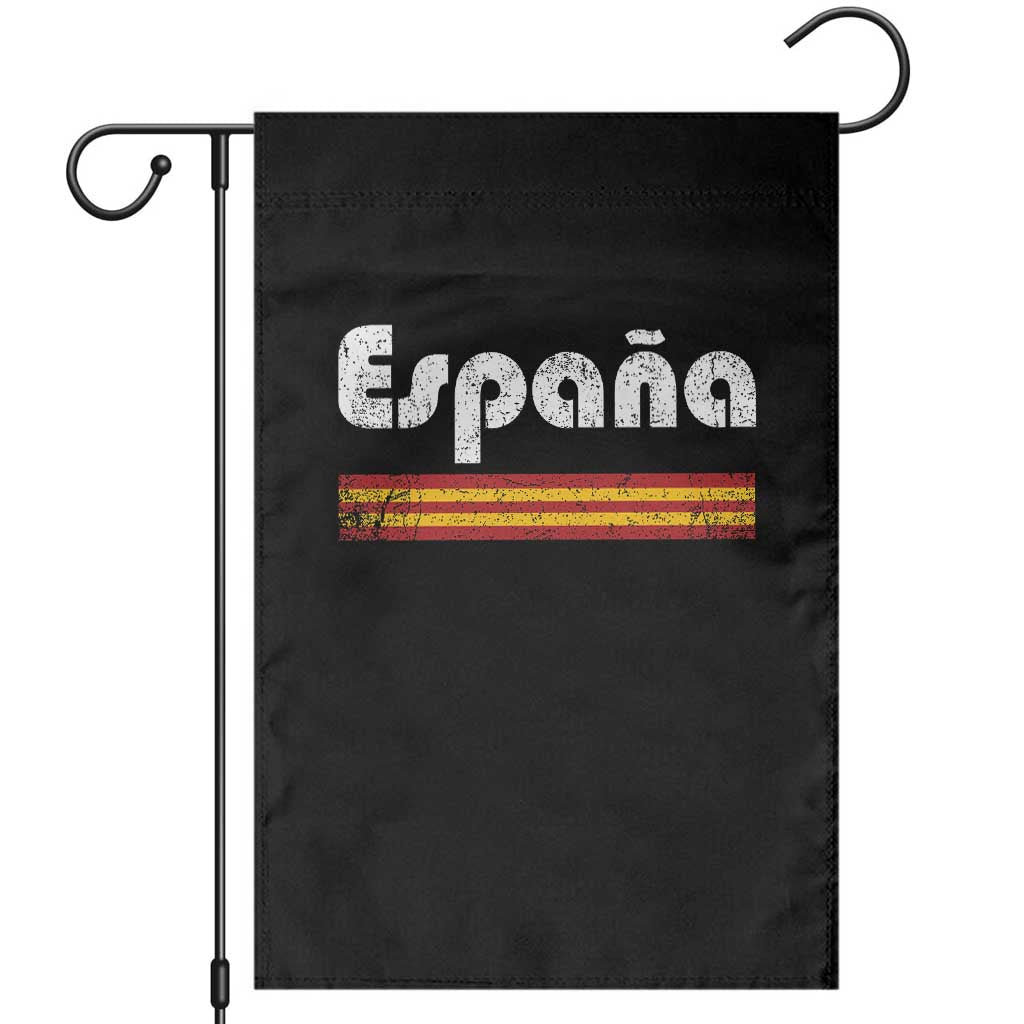 Vintage Espana Espanol Retro Distressed Graphic Garden Flag Patriotic Spanish Spain Flag Heritage Pride Souvenir TS02 Black Print Your Wear