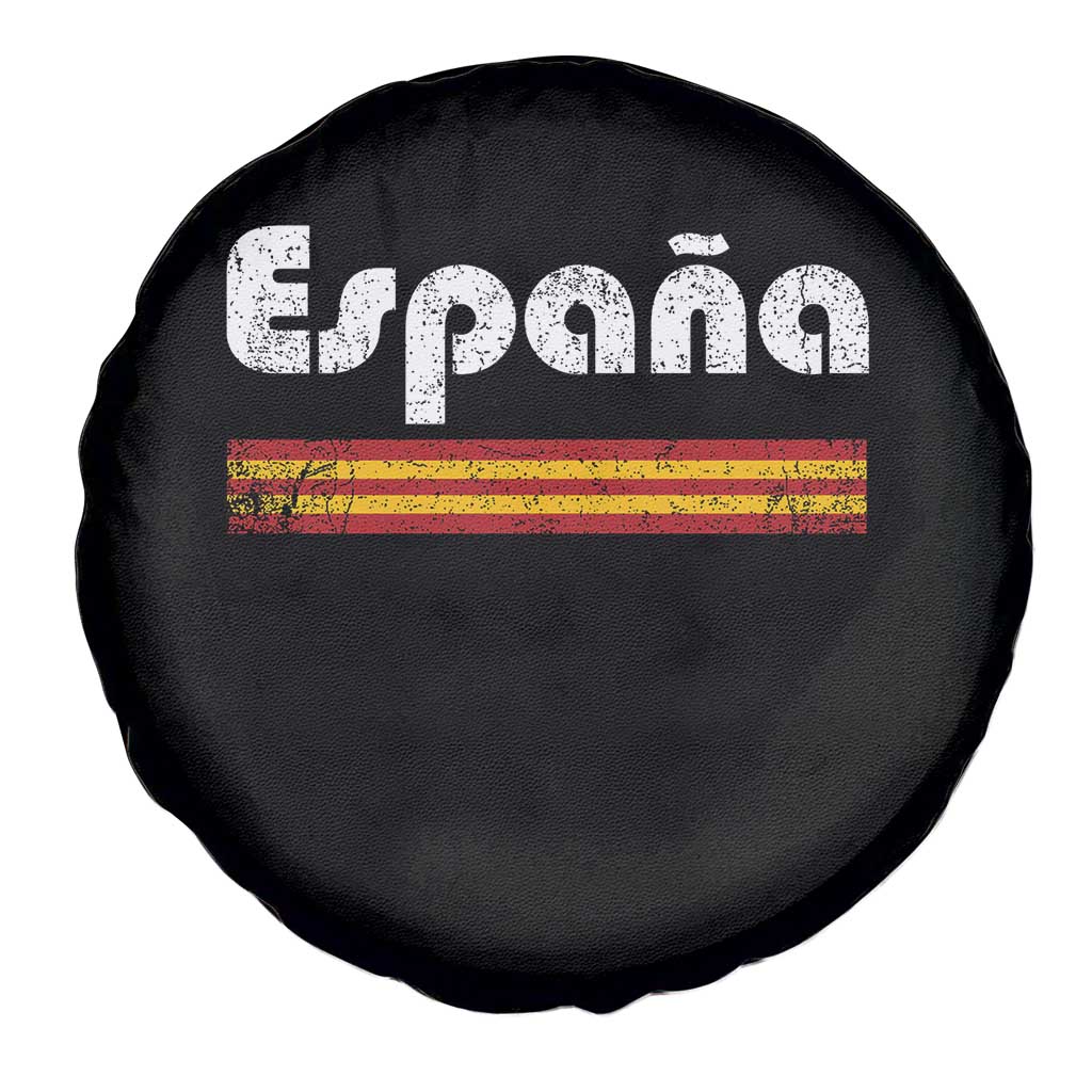 Vintage Espana Espanol Retro Distressed Graphic Spare Tire Cover Patriotic Spanish Spain Flag Heritage Pride Souvenir TS02 Print Your Wear