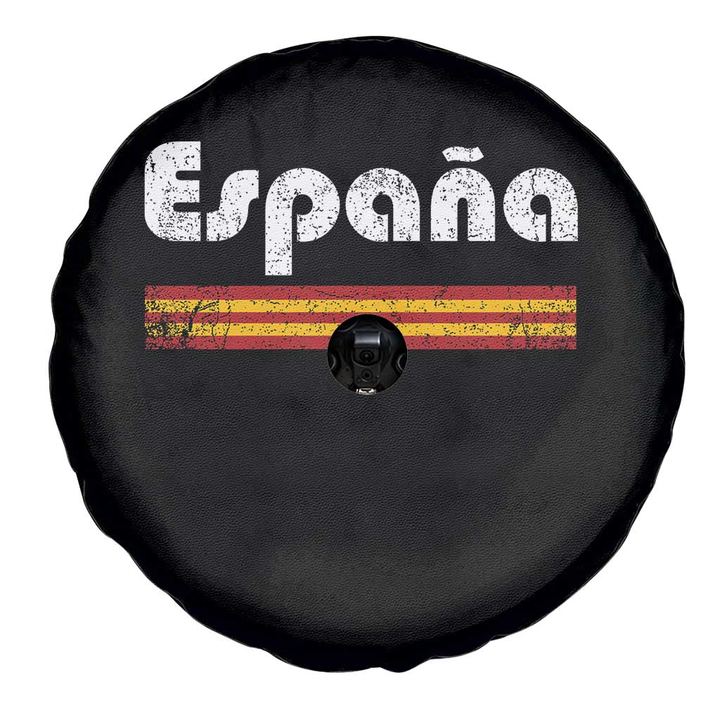 Vintage Espana Espanol Retro Distressed Graphic Spare Tire Cover Patriotic Spanish Spain Flag Heritage Pride Souvenir TS02 Print Your Wear