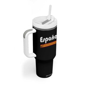 Vintage Espana Espanol Retro Distressed Graphic Tumbler With Handle Patriotic Spanish Spain Flag Heritage Pride Souvenir TS02 Print Your Wear