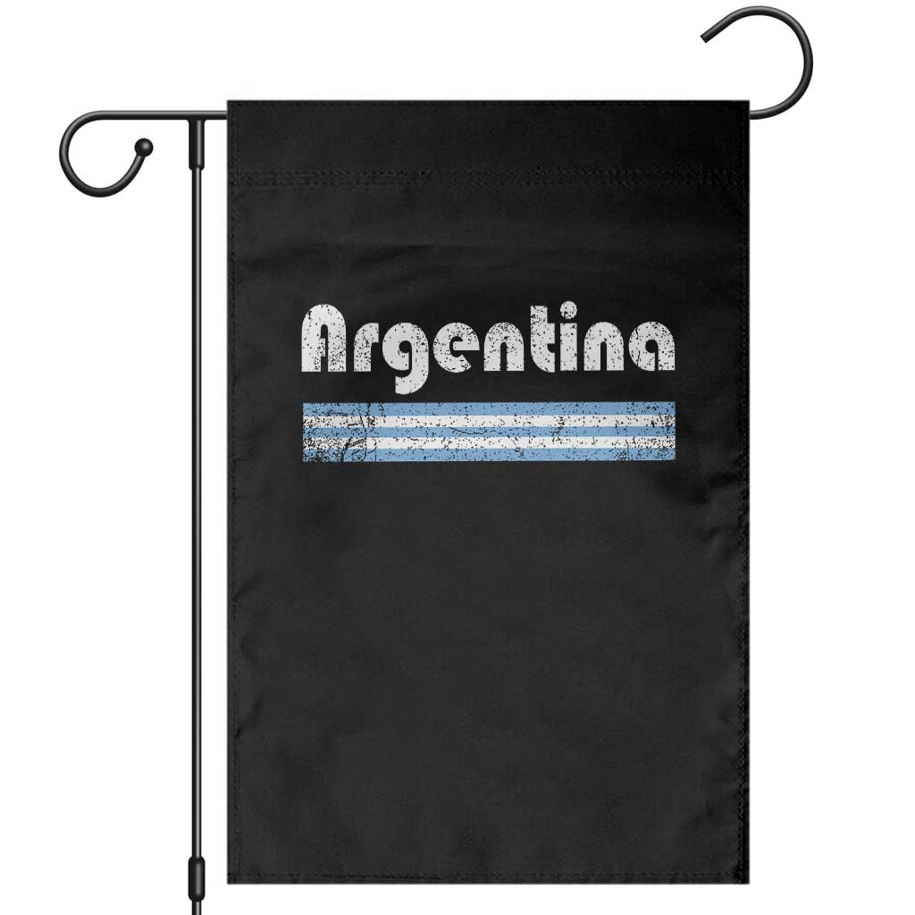 Vintage Argentina Retro Distressed Graphic Garden Flag Patriotic Argentine Heritage Pride Souvenir TS02 Black Print Your Wear