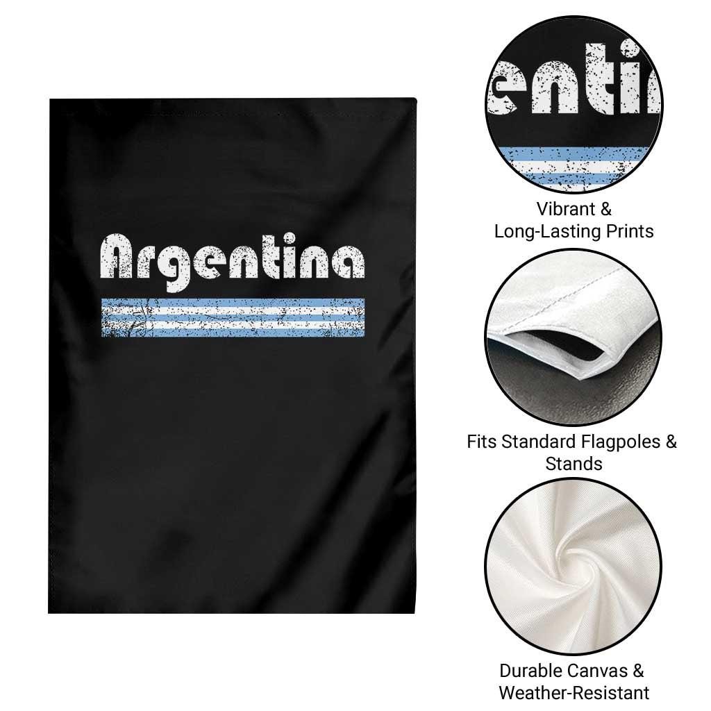 Vintage Argentina Retro Distressed Graphic Garden Flag Patriotic Argentine Heritage Pride Souvenir TS02 Print Your Wear