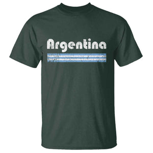 Vintage Argentina Retro Distressed Graphic T Shirt Patriotic Argentine Heritage Pride Souvenir TS02 Dark Forest Green Print Your Wear