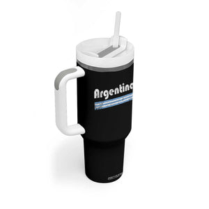 Vintage Argentina Retro Distressed Graphic Tumbler With Handle Patriotic Argentine Heritage Pride Souvenir TS02 Print Your Wear