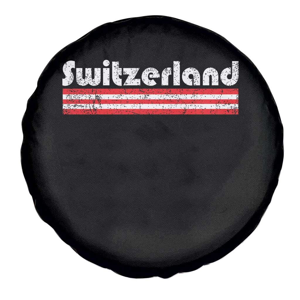 Vintage Switzerland Retro Distressed Graphic Spare Tire Cover Patriotic Swiss Heritage Pride Souvenir TS02 Print Your Wear