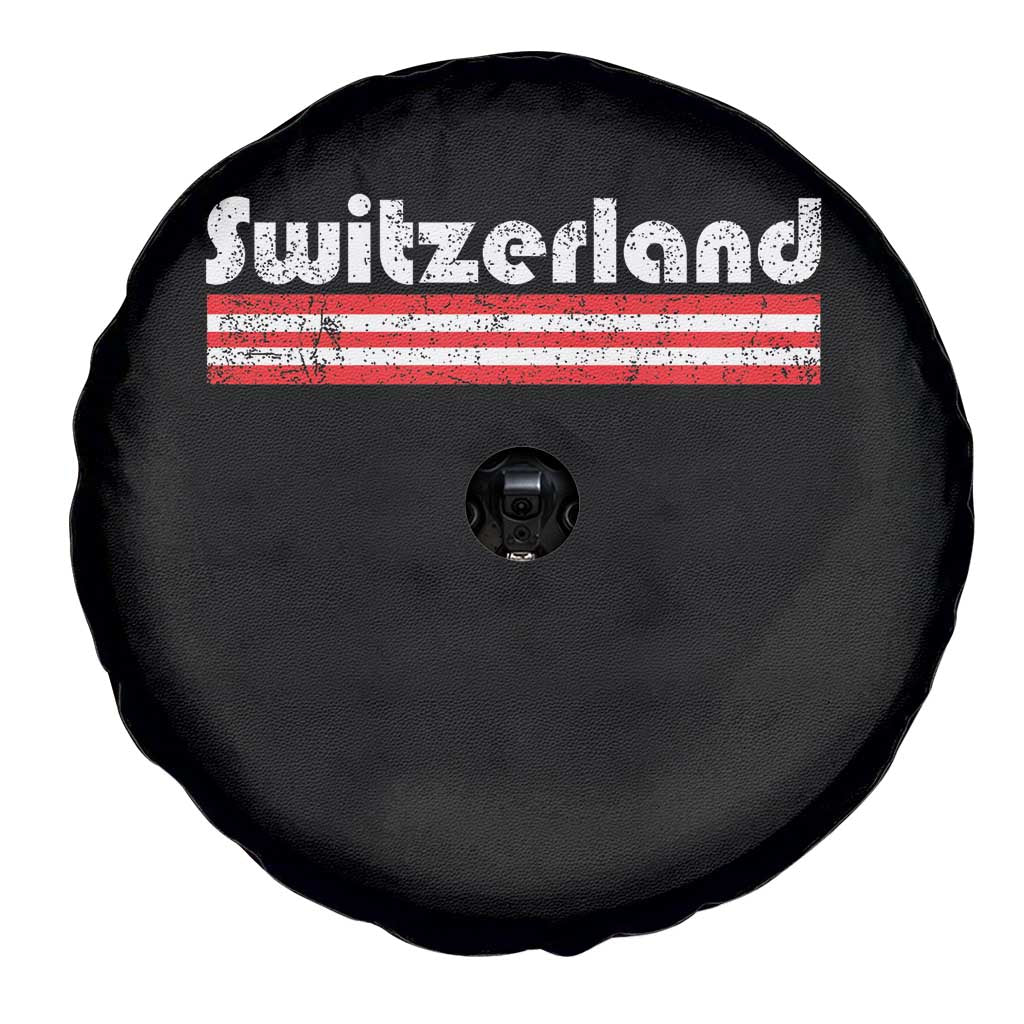 Vintage Switzerland Retro Distressed Graphic Spare Tire Cover Patriotic Swiss Heritage Pride Souvenir TS02 Print Your Wear