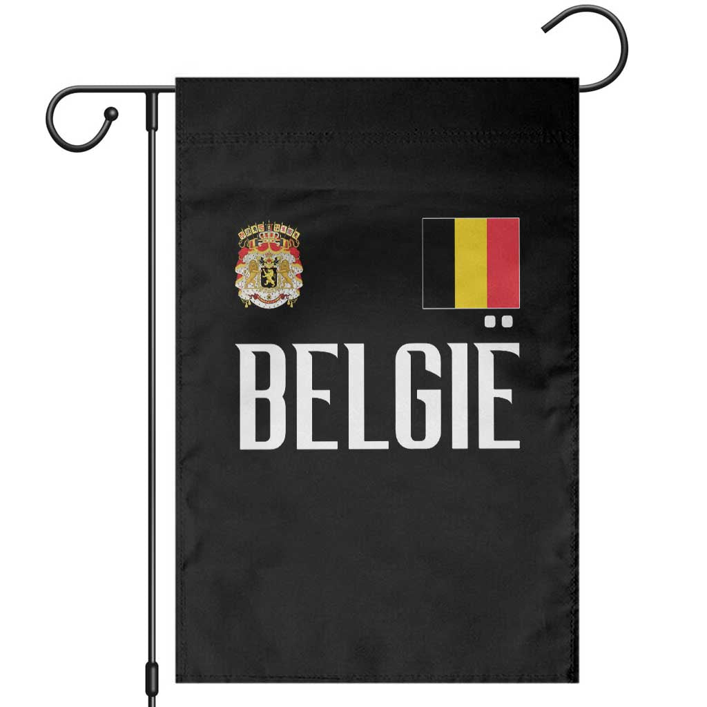 Royal Coat of Arms Belgie Crest Graphic Garden Flag Traditional Belgium Belgian Flag and Lion Heritage Pride Gift TS02 Black Print Your Wear