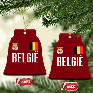 Royal Coat of Arms Belgie Crest Graphic Ceramic Ornament Traditional Belgium Belgian Flag and Lion Heritage Pride Gift TS02 Print Your Wear