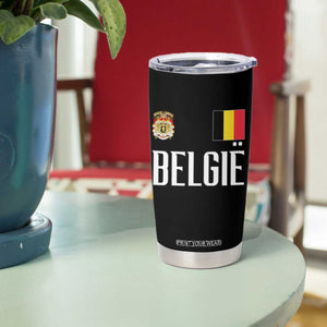 Royal Coat of Arms Belgie Crest Graphic Tumbler Cup Traditional Belgium Belgian Flag and Lion Heritage Pride Gift TS02 Print Your Wear