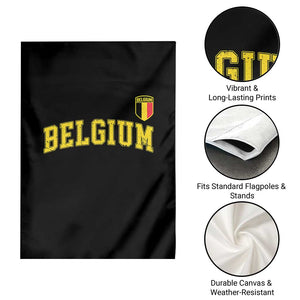 Vintage Belgium Varsity Style Distressed Graphic Garden Flag Classic Collegiate Belgian Pride TS02 Print Your Wear